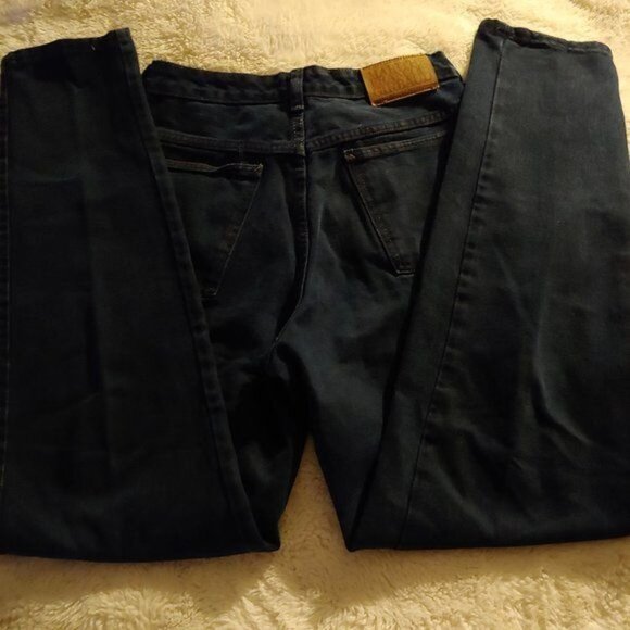 Marithe Francois Girbaud Barrell Luxury Classic Preppy Jeans 11/12 Dark Wash - Picture 8 of 12